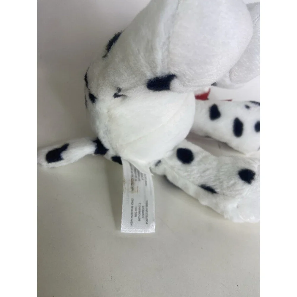 Animal Adventures Dalmatian Dog Puppy Plush Stuffed Animal Red Bow 2016 NEW